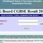 CG Board Result 2024