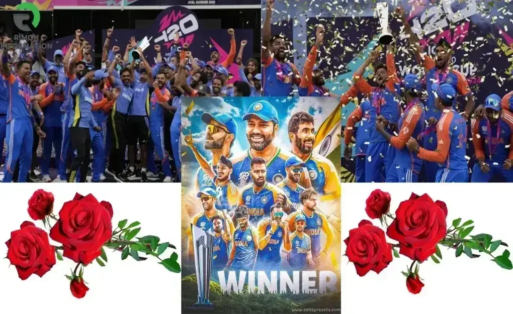 India Win T20 World Cup: India became the T20 cricket champion, defeating South Africa in a thrilling match!